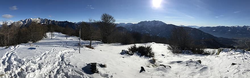 Panorama vom Lachs, alpine Route, Alpen, gehen, Himmel, Oberteile, Ausflüge, Wandern, Berge, Natur, Wolken