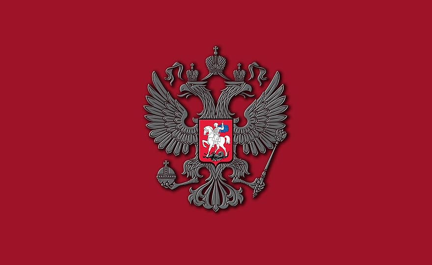 rusă, stema rusă, Vulturul imperial rus, vultur imperial, steag, steagul rusiei