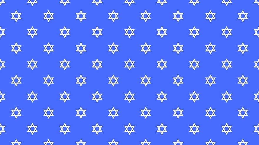 デジタルペーパー、デビッドの星、パターン、Magen David、ユダヤ人、ユダヤ教、ユダヤ人のシンボル、ユダヤ教の概念、星、宗教、青