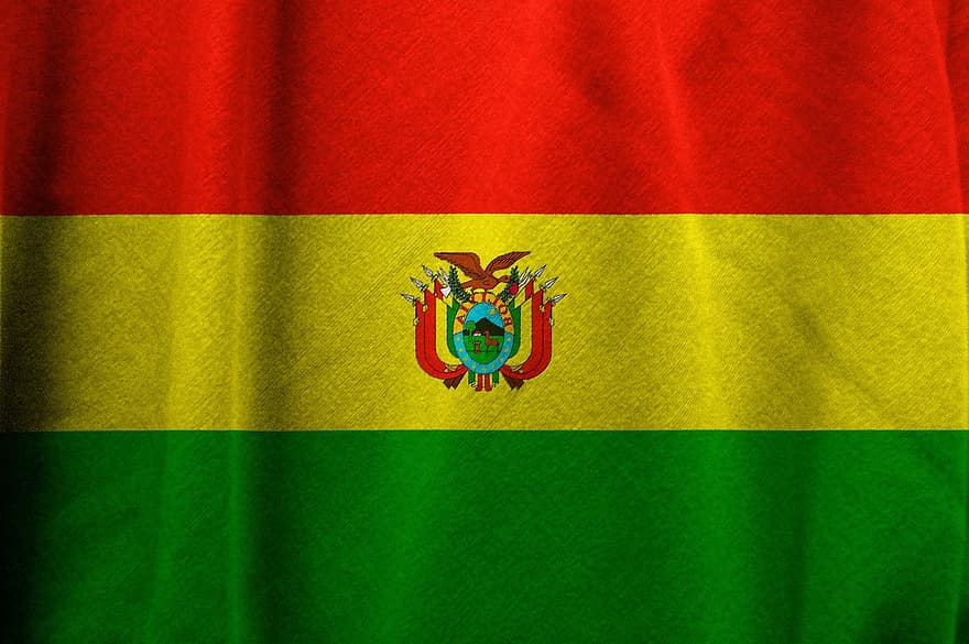 Bolívie, vlajka, země, národní, symbol, národ, prapor, patriotismus, vlastenecký, kultura, národnost