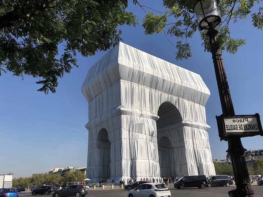 Arc De Triomphe, Wrapped, Paris, Christo, Jeanne‑claude, Artwork, Monument, Landmark, France