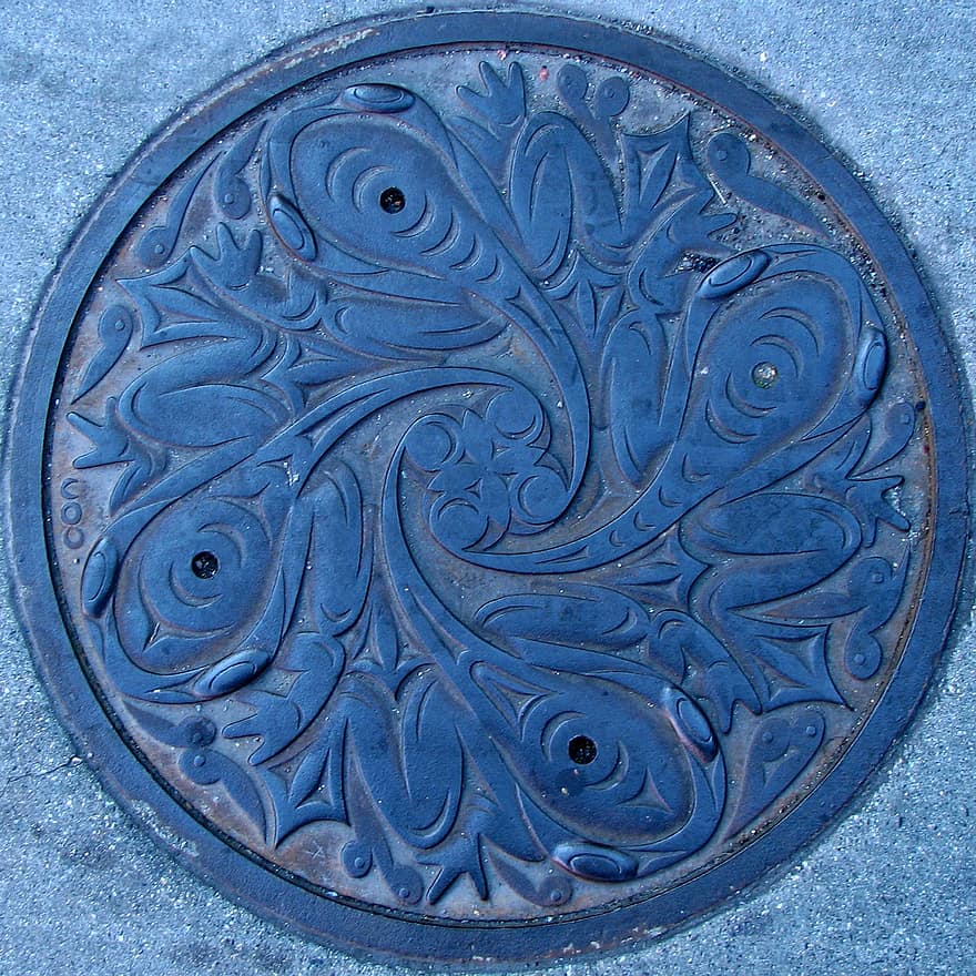 Manhole, Design, Pattern, Mandala