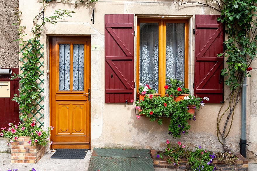 будинок, двері, архітектура, Європа, Франція, печінковий дун