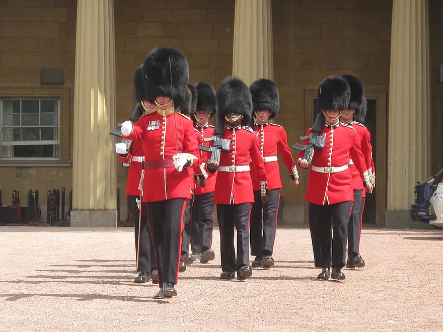 London, england, royal guard, kongeligt palads