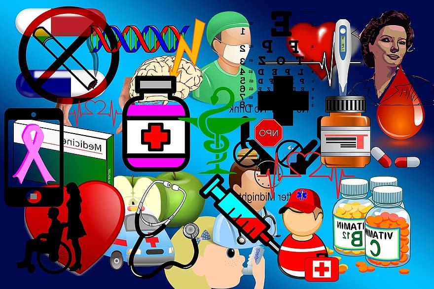 medicinsk, hjerte, kurve, Rute, annonce, læge, flise, forbedring, blodtryk, sundhed, Hospital