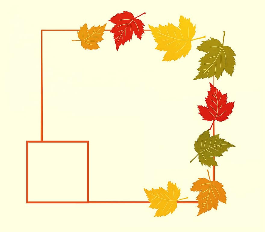 podzim, Pozadí, Příroda, sezóna, listy, list, sezónní, sklizeň, dekorativní