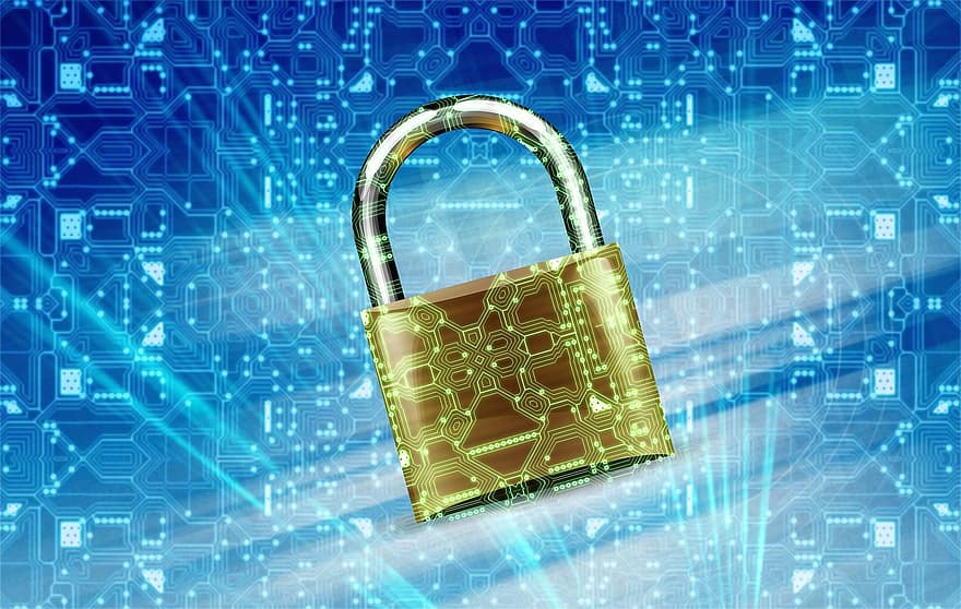 saugumą, saugus, užrakinta, technologijos, apsauga, verslą, internetas, sistema, užrakinti, duomenis, kompiuteris