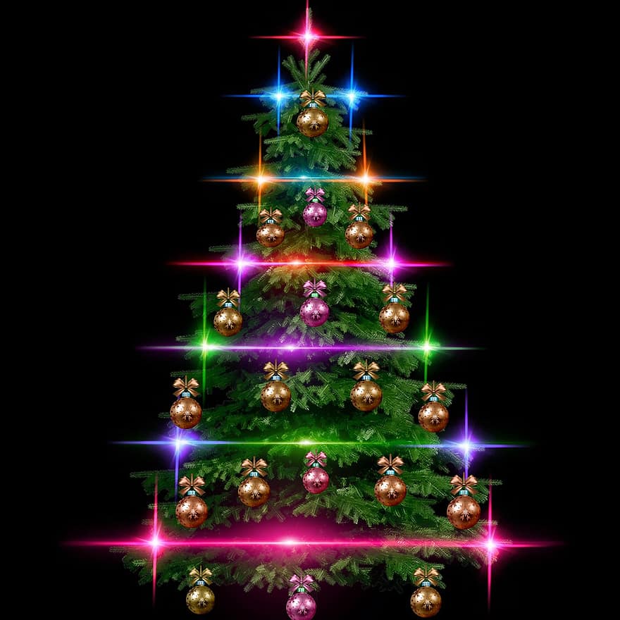 cây thông, giáng sinh, Jouyex giáng sinh, lễ hội, năm mới, đèn, đồ trang trí, bát, 2017, màu sắc, mùa đông
