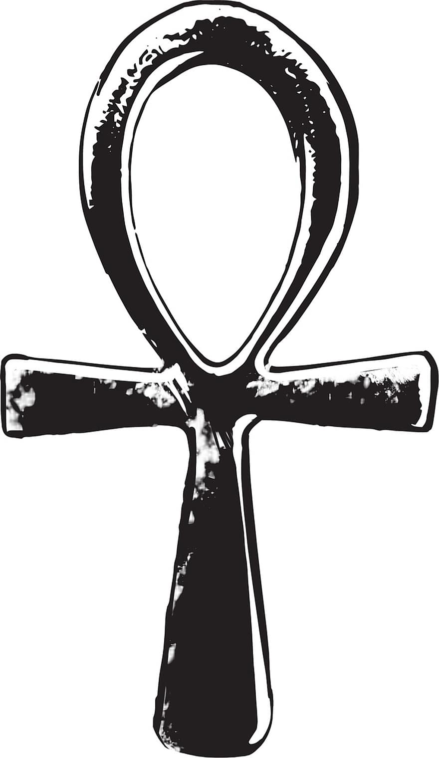 Ankh, Egyptian, Silhouette, Egypt, Symbol, Ancient, Culture, Icon, God, Religion, Travel