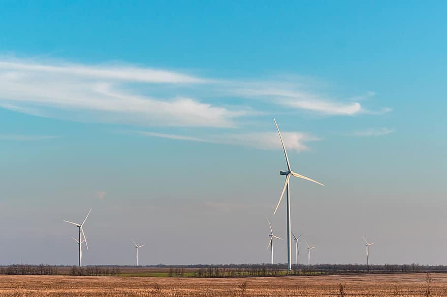vēja ferma, vējdzirnavas, Vēja enerģija, vidi, ekoloģija, atjaunojamā enerģija
