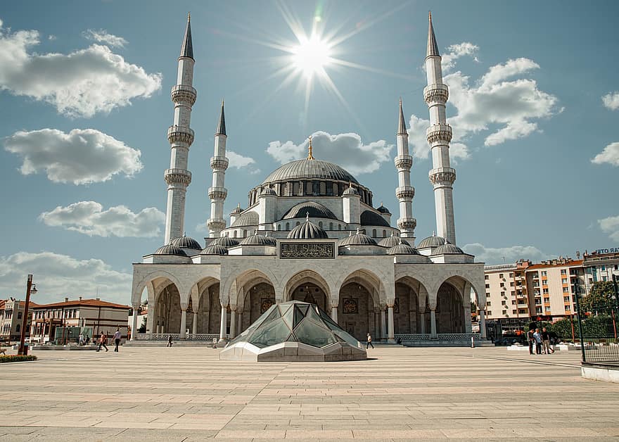 Meczet Melike Hatun, Meczet, indyk, Ankara, Stambuł
