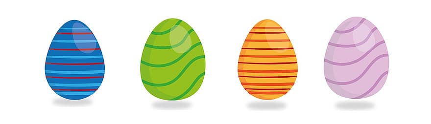 Paskalya, Yumurta, renkli, Paskalya yumurtaları, renk, Paskalya yumurtası, paskalya süslemeleri, paskalya teması