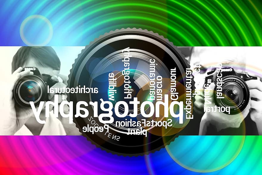 lins, kamera, fotograf, Foto, digital, teknologi, skott, inspelning, fotografera, kvinna, filma