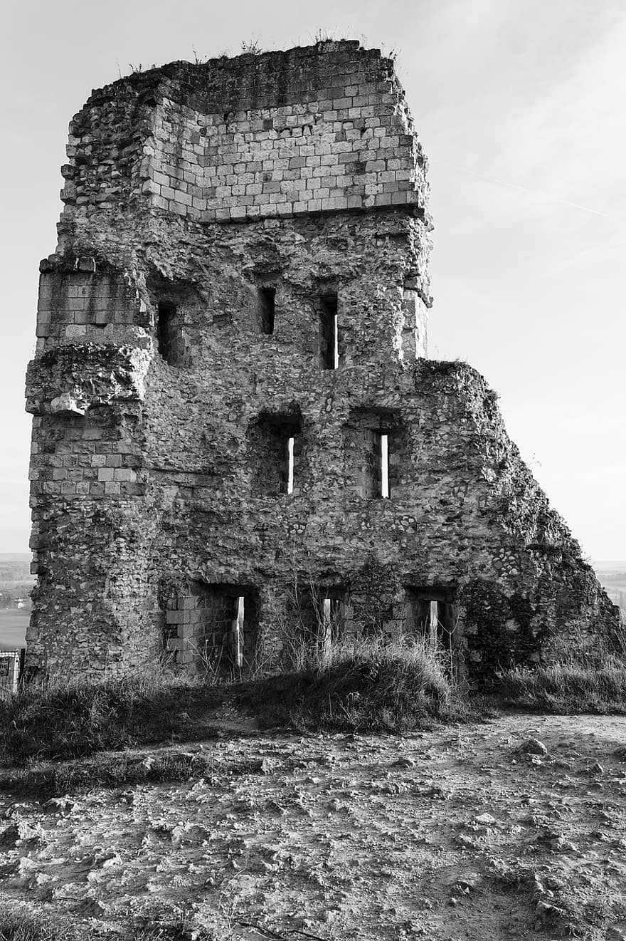 разруха, замък, Pierre, стена, стар, стара руина, архитектура, порутен, история, древен, известното място