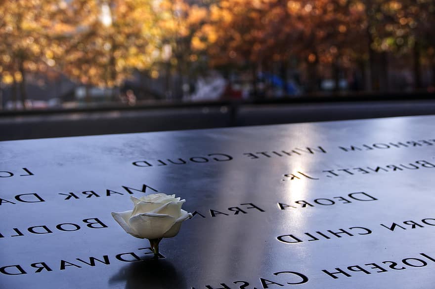 monument, World Trade Center minnesmerke, minnesmerke, minne, markeringen, usa, forente stater