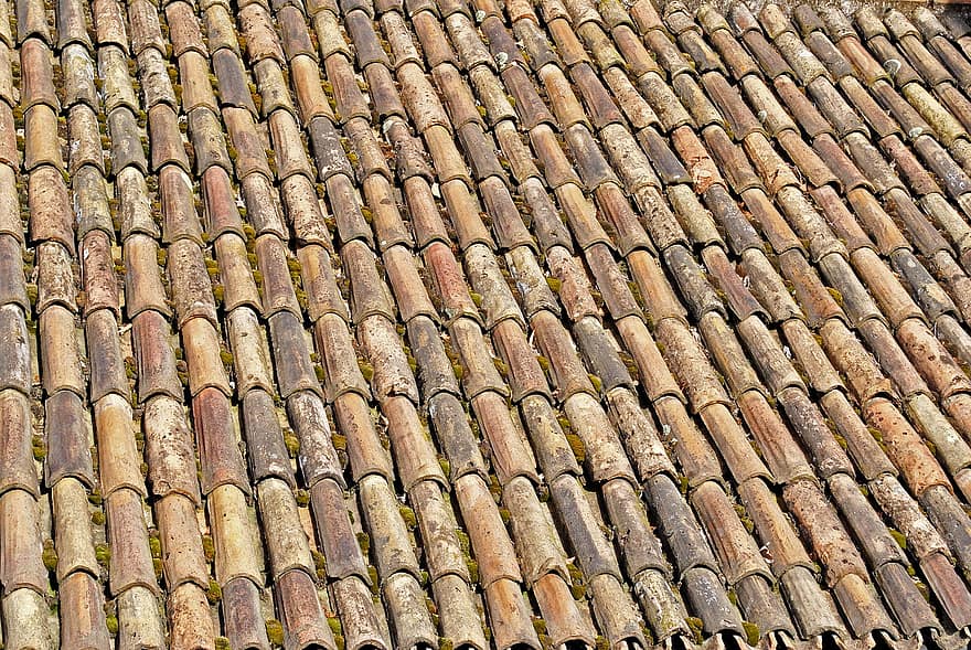 Monk And Nun, Tegula, Imbrex, Ancient Roman Architecture, Priependach, roof, roof tile, pattern, construction industry, close-up, backgrounds