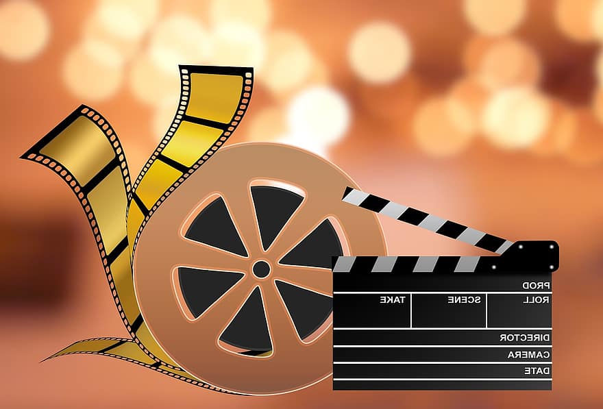 Movie, Reel, Projector, Film, Cinema, Entertainment, Retro, Vintage, Cinematography, Filmstrip, Theater