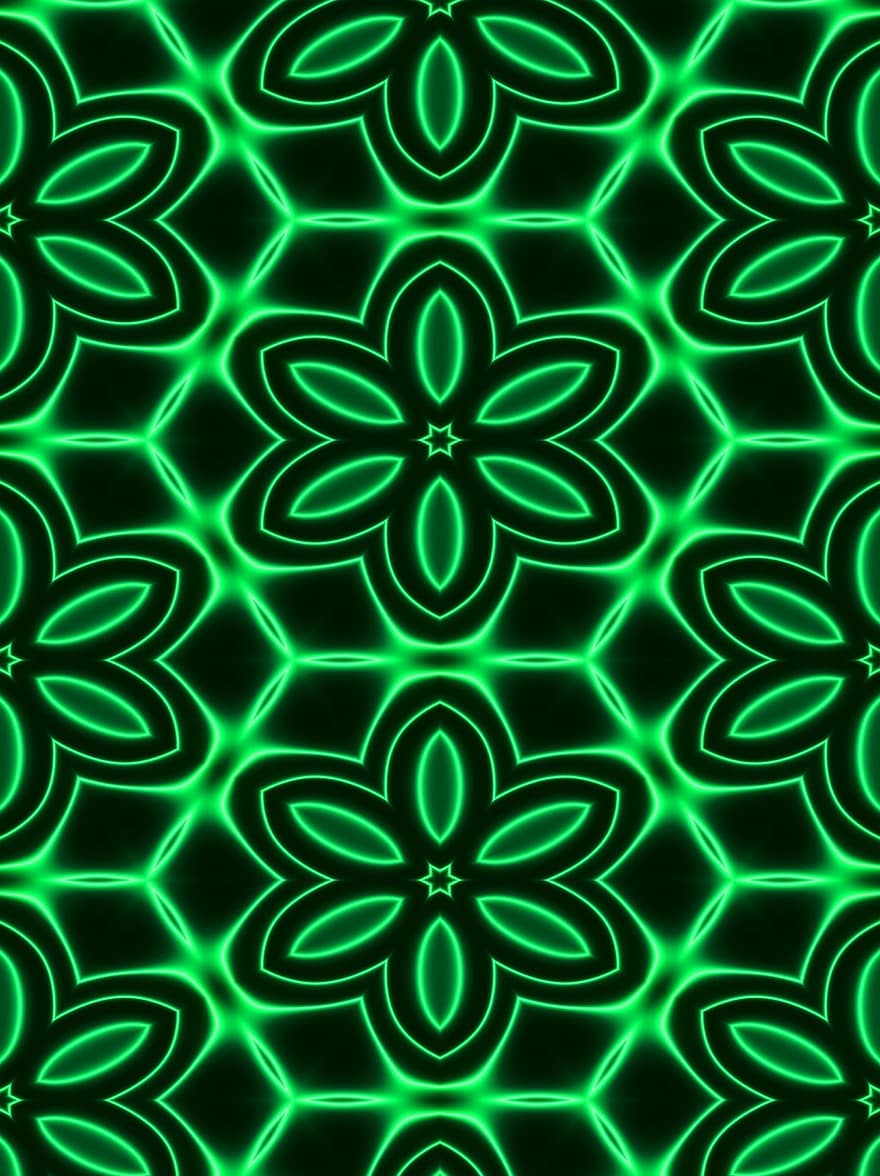 Pattern, Abstract, Design, Textile, Patterned, Shapes, Green Abstract, Green Design
