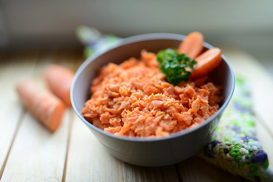 pastanagues, amanida de pastanaga, aliment, menjar, saludable, primer pla, frescor, vegetals, alimentació saludable, menjar vegetarià, pastanaga