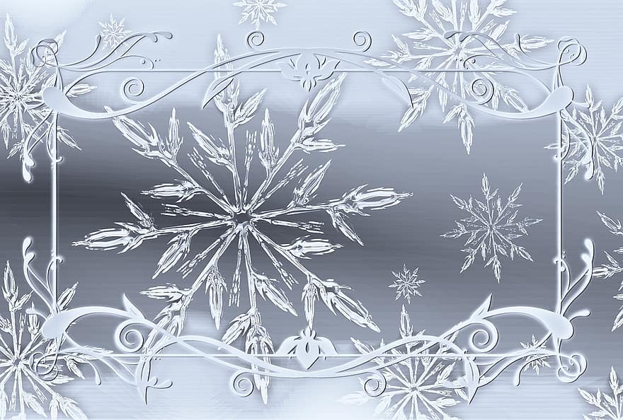 hari Natal, bintang, kristal es, kepingan salju, Latar Belakang, kedatangan, langit berbintang, waktu Natal, tekstur, bersinar, poinsettia