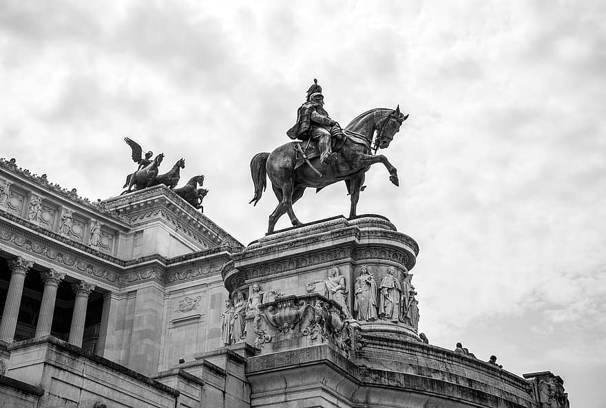 Rome, Italie, Vittoriano, roma, palais, Autels Della Patria, monument, Victor Emmanuel, Risorgimento, monument national, L'Europe 