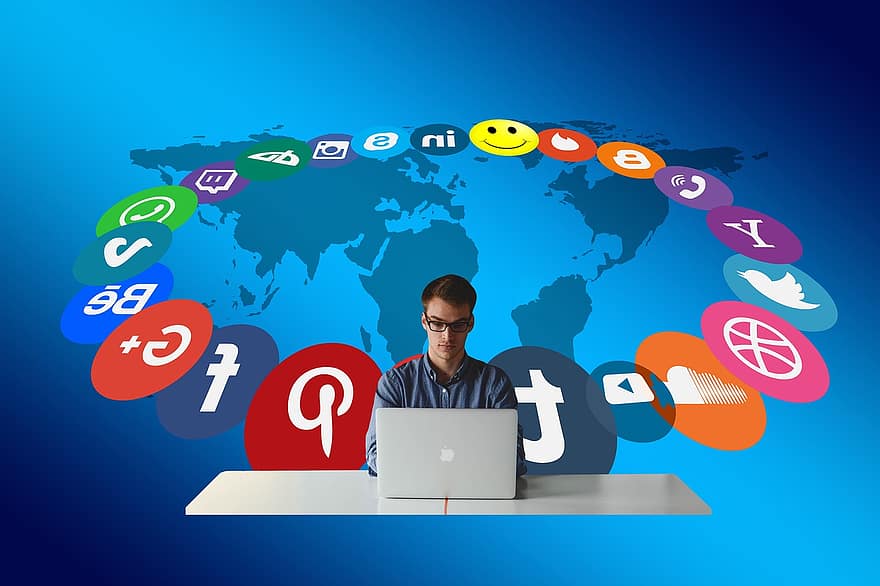 social, medios de comunicación, gerente, en línea, organización, embajadas, contenido, Internet, www, web, Blog