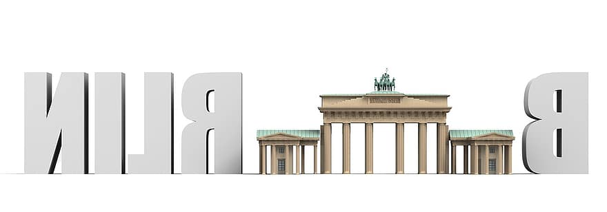Бранденбург, цел, Берлин, сграда, интересни места, исторически, туристи, атракция, забележителност, фасада, пътуване