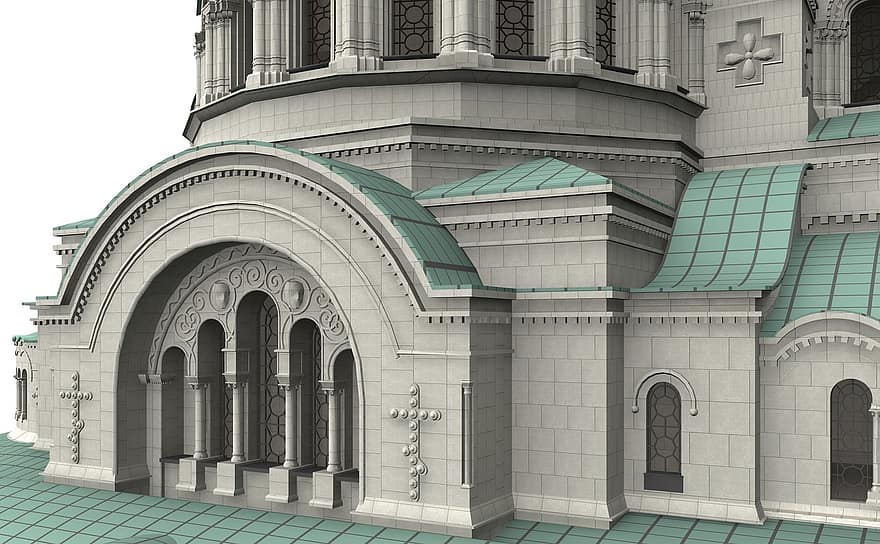 alexander, nevsky, Katedral, Arsitektur, bangunan, gereja, tempat-tempat menarik, secara historis, objek wisata