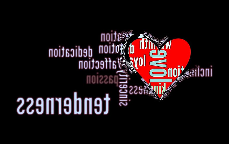 corazón, amor, suerte, día de San Valentín, romance, romántico, lealtad, oferta, sensibilidad, afecto