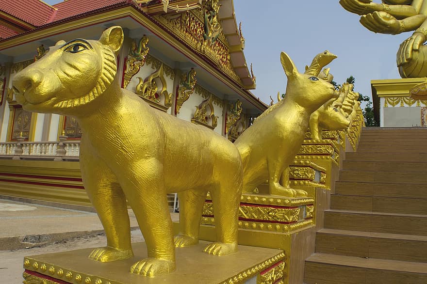 Thaimaa, temppeli, buddhalaisuus, matkustaa