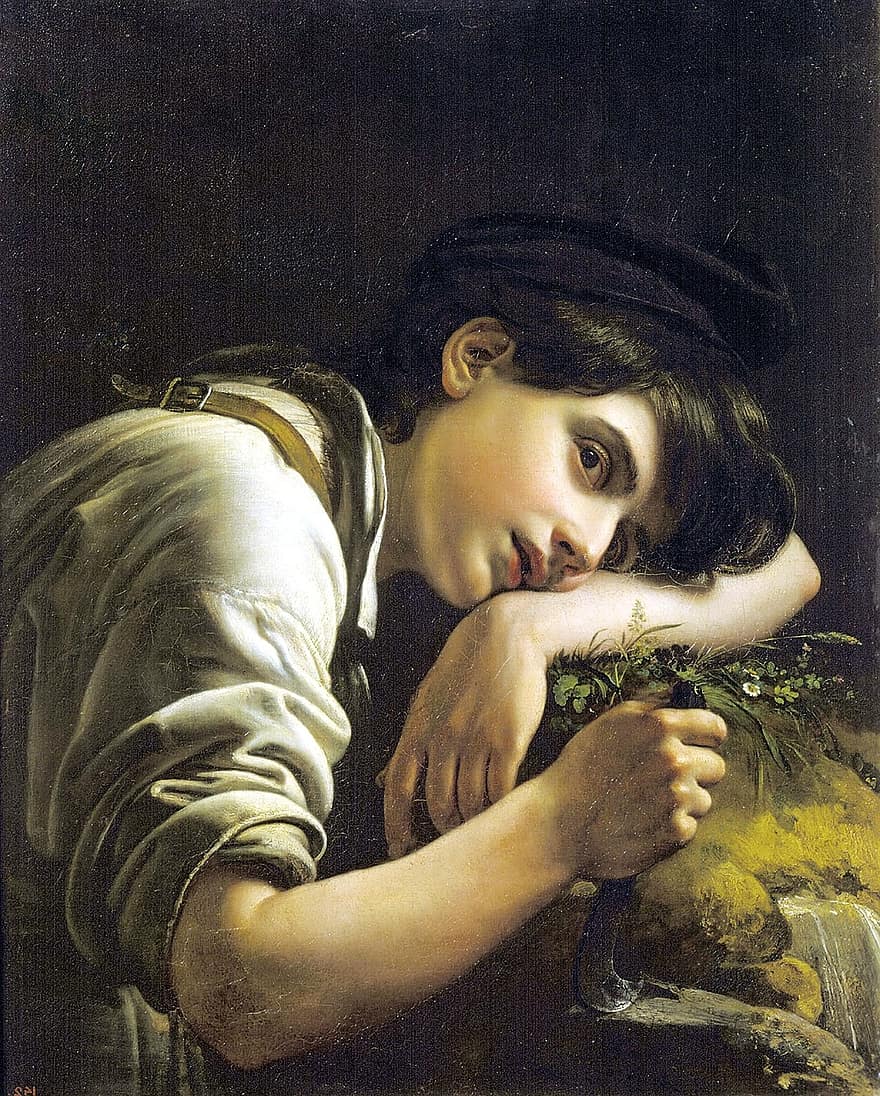 Молодий садівник, портрет