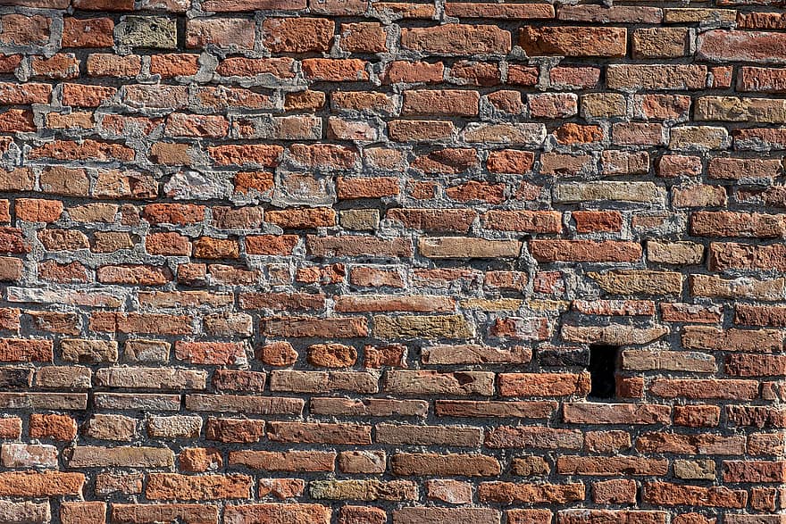 Brick, Wall, Brick Wall, Brick Wall Background, Background, Red, Grunge, Texture, Backdrop, Brickwork, Concrete