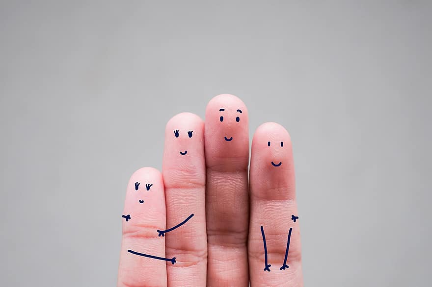 Fingers, Family, Creativity, Together, Happy, Love, People, Cute, Portrait