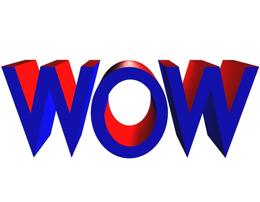 Wow, Letters, Text, Alphabet, Type