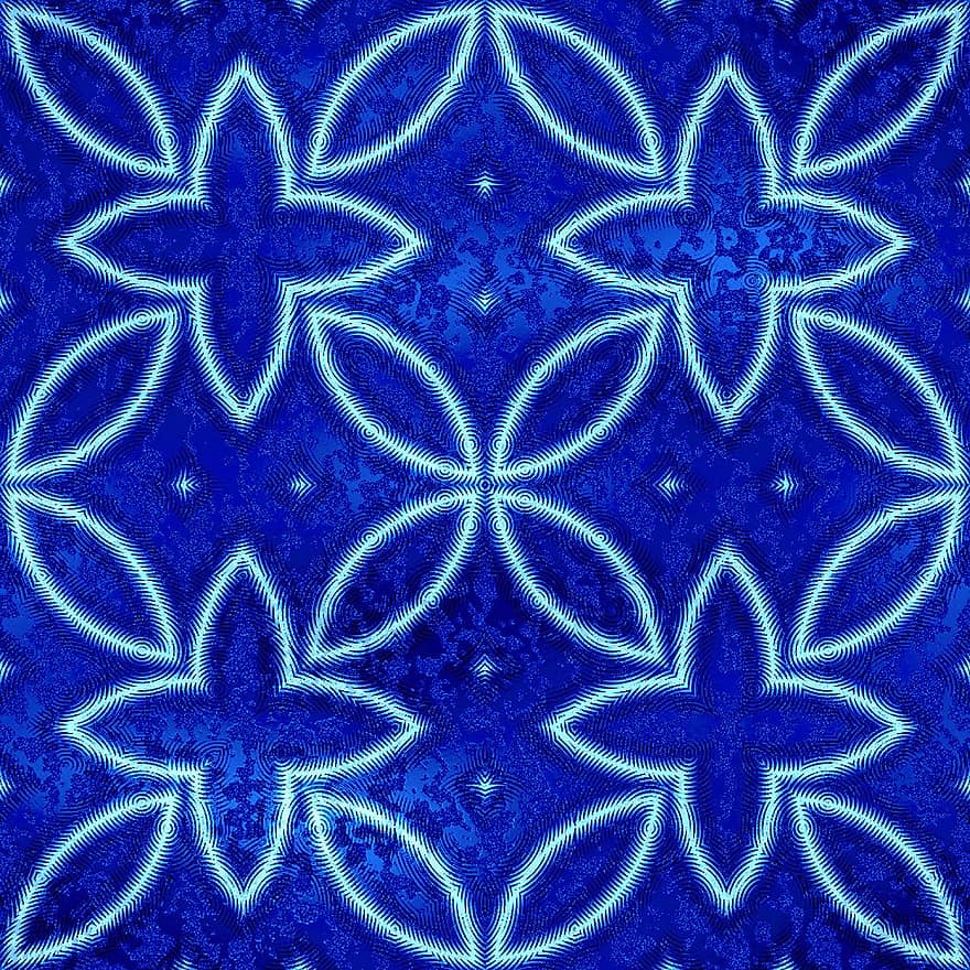 batik, bleu, conception, sans couture, texture transparente