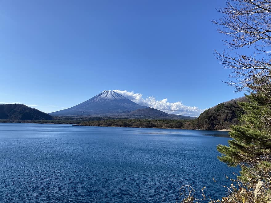 mount fuji, berg-, vulkaan, Japan