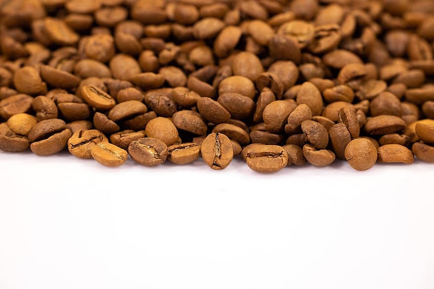 káva, Kávová zrna, kofein, detail, pozadí, svěžest, jídlo, semínko, makro, gurmán, napít se