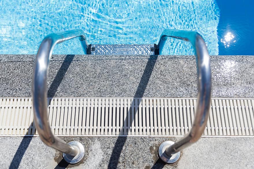 piscina, vară, concediu de odihna, în aer liber, adâncime, destinații, albastru, apă, sportiv, piscină, metal