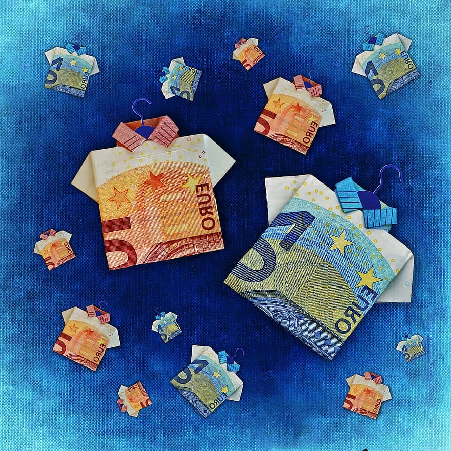 βροχή χρήματα, το τελευταίο πουκάμισο, τραπεζικό σημείωμα, νόμισμα, ευρώ, μετρητά και ισοδύναμα μετρητών, Αποθεματικό, τεχνική δίπλωσης