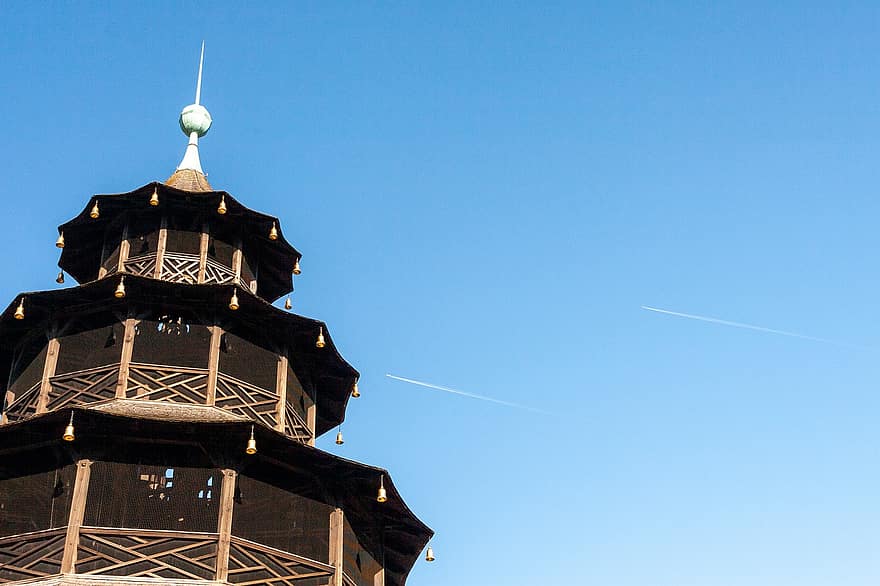 Germania, Munchen, turnul chinezesc, arhitectură