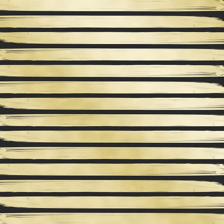 Streifen mit Goldfolienfarbe, Gestreiftes Papier in Gold und Schwarz, Digitales Papier Gold, Pinselstriche, Farbe, Aquarell, Bürste, Malerei, bunt, Blau, Künstler