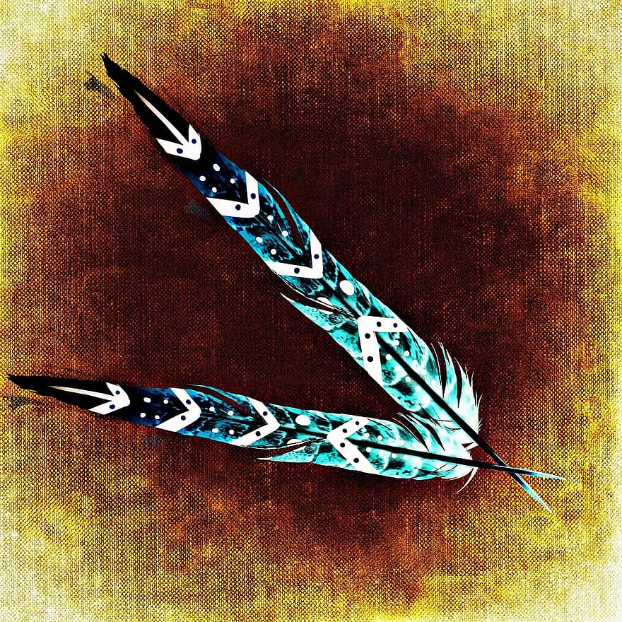 フェザー、鳥の羽、抽象、羽毛