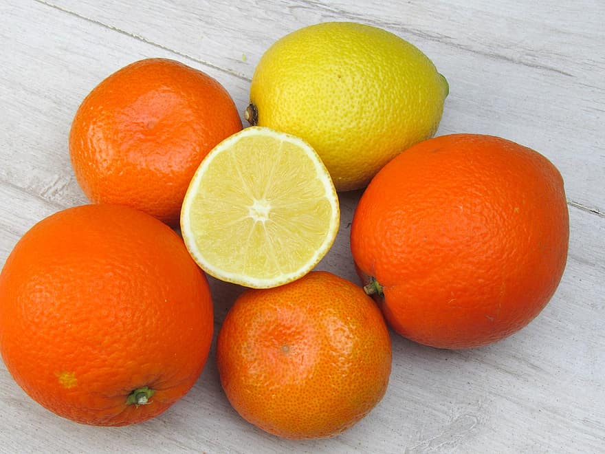 Lemon, Orange, Mandarin, Citrus, Fruit, Fresh, Healthy, Organic, Vitamins, freshness, food