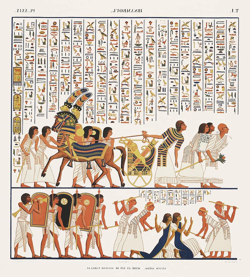 Altägyptische Kunst, Ägypten, Hieroglyphen, ägyptisch