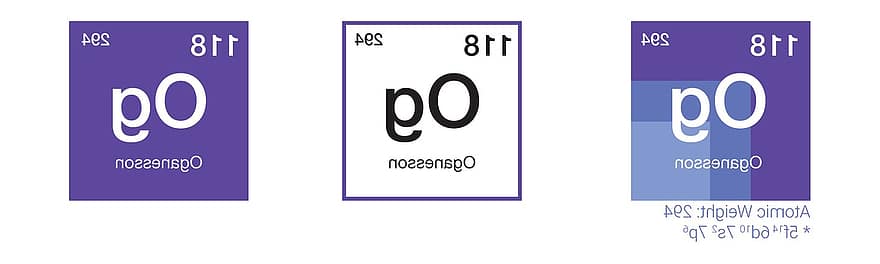 Oganesson, química, taula periòdica, elements, física, àtom, electró, símbol, ciència, atòmica