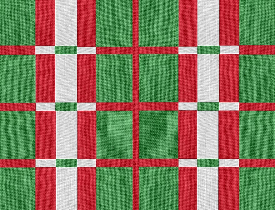 Fabric, Green, Grey, Red, Pattern, Shapes, Texture, Design, Textile, Seamless, Color