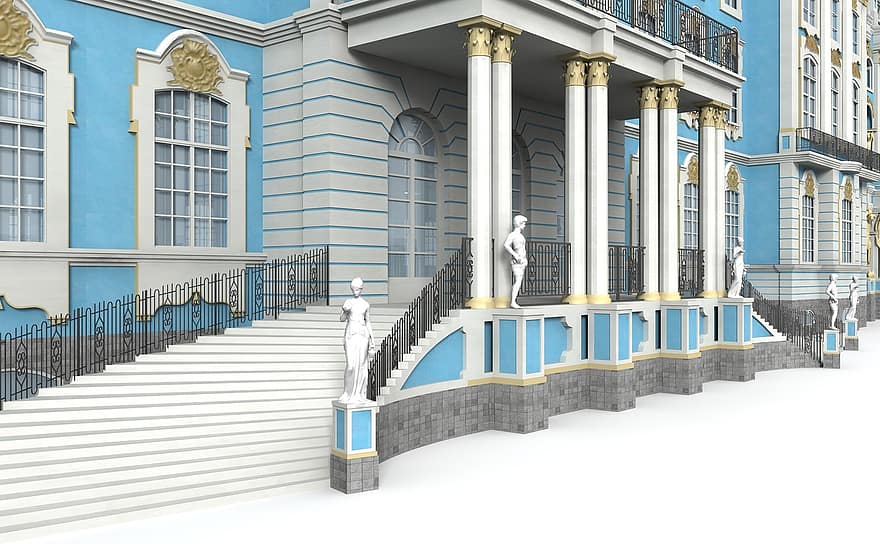 St. Petersburg, Palast, die Architektur, Gebäude, Kirche, Sehenswürdigkeiten, historisch, Touristenattraktion