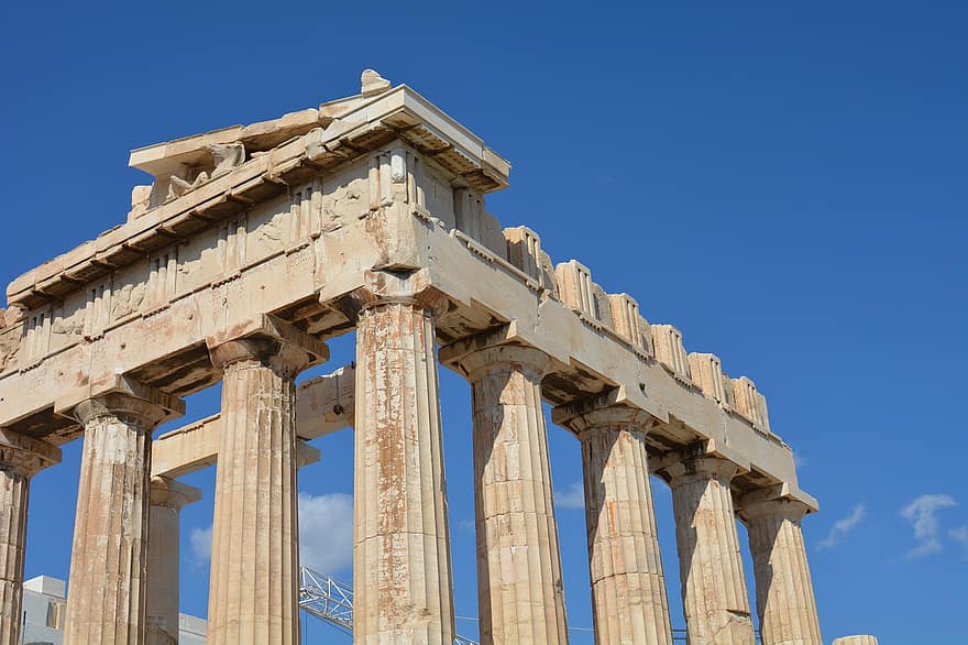 Ateenan Akropolis, Kreikka, arkkitehtuuri, Ateena, parthenon, kreikkalainen, kulttuuri, muinainen, temppeli, historiallinen