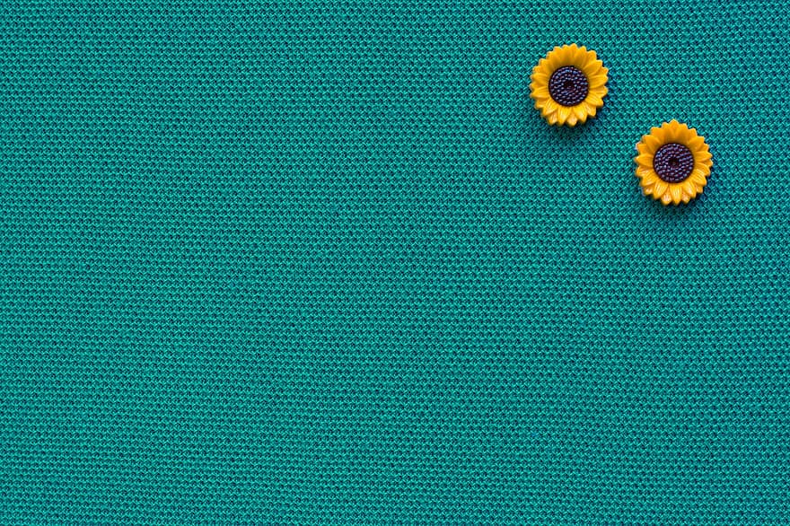 Sunflower, Plastic Buttons, Texture, Material, Structure, Pattern, Wallpaper, Abstract