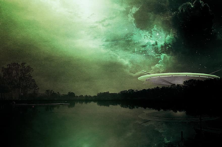Science Fiction, Alien, Futuristic, Ufo, Cover, Spaceship, Foreign Intelligence, Future, Space Cruiser, Background, Forward